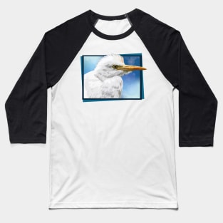 Cattle egret Baseball T-Shirt